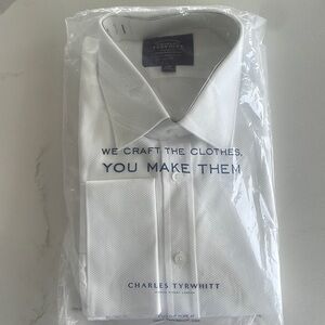 Charles Tyrwhitt White Tuxedo Shirt
